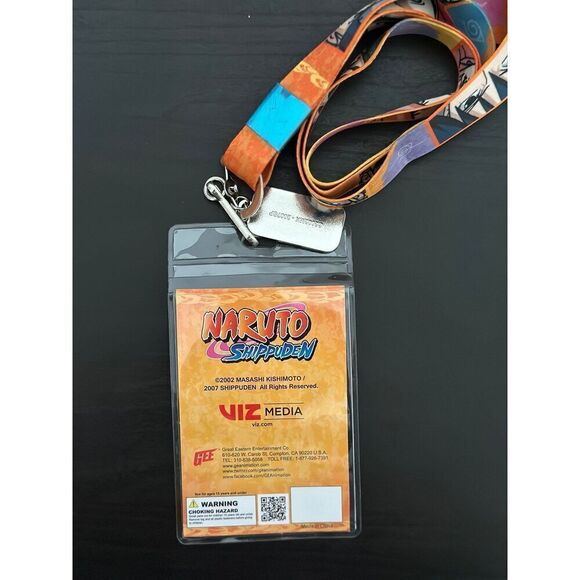 Naruto Shippuden Character Eyes Allover Print Lanyard - Picture 2 of 3